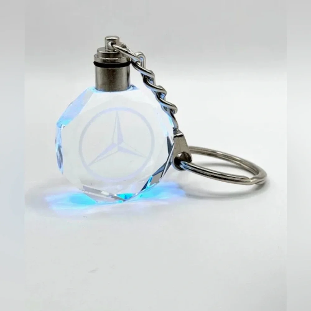 Multicolor LED Car Keychain